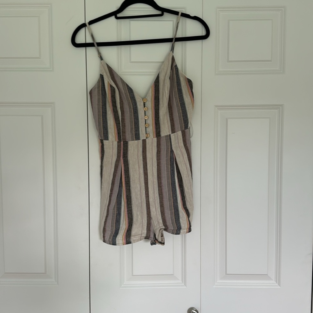 American threads striped romper